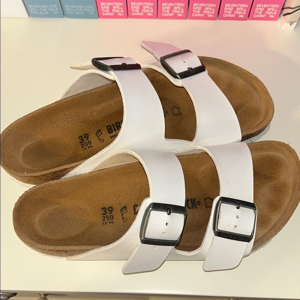 Birkenstock White Sandals